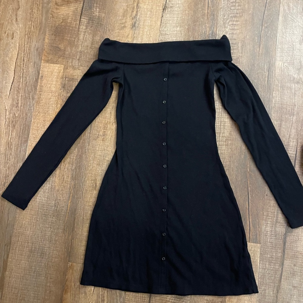 Wild Fable Black Long Sleeve Dress